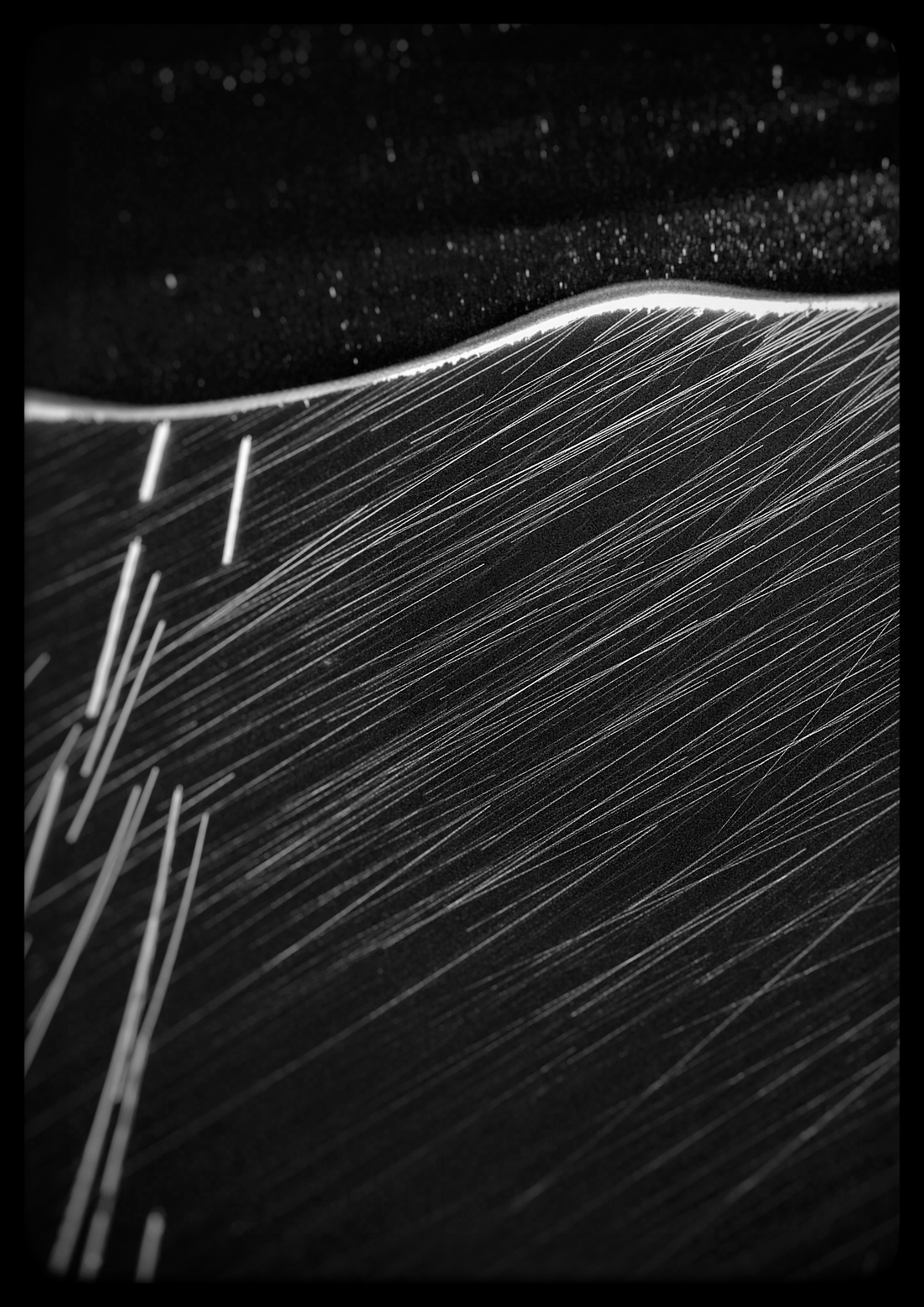 A cinematic frame from a video sequence emphasizing rhythm and visual storytelling through light and perspective.