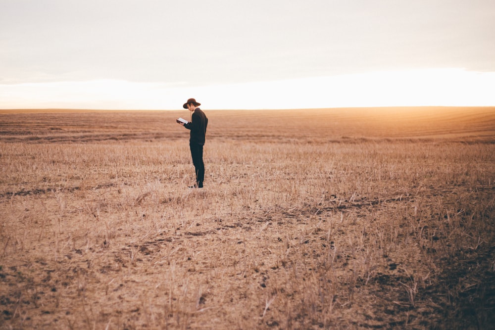 man standing on ground