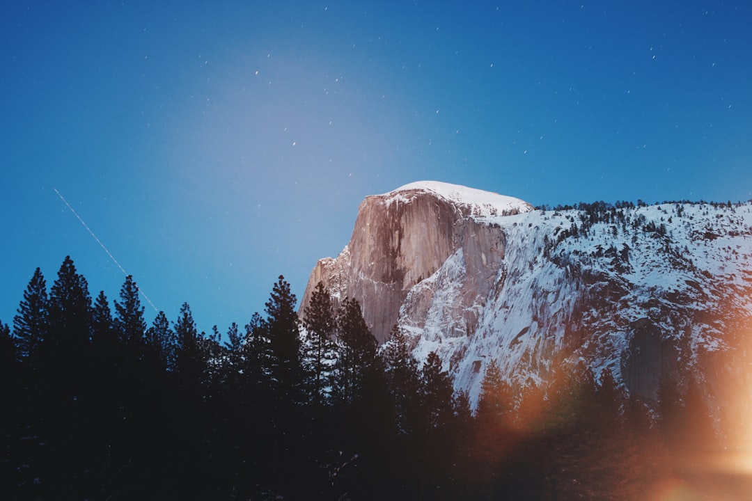 Mountain range photo spot Half Dome Village Tunnel View