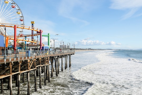 amusement park under blue sky during daytime in Santa Monica United States