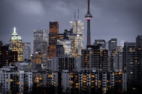 landscape photography of high-rise buildings