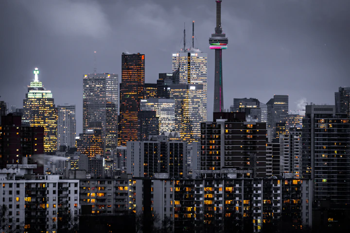 Modern commercial real estate building managed with ARC solutions