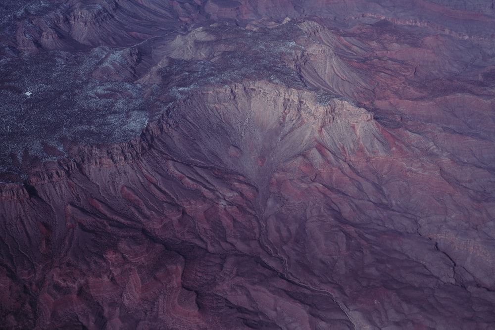 aerial photo of stone hills