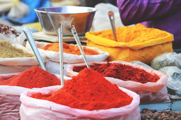 Diffrent Curry spices