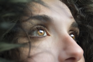 closeup photo of person