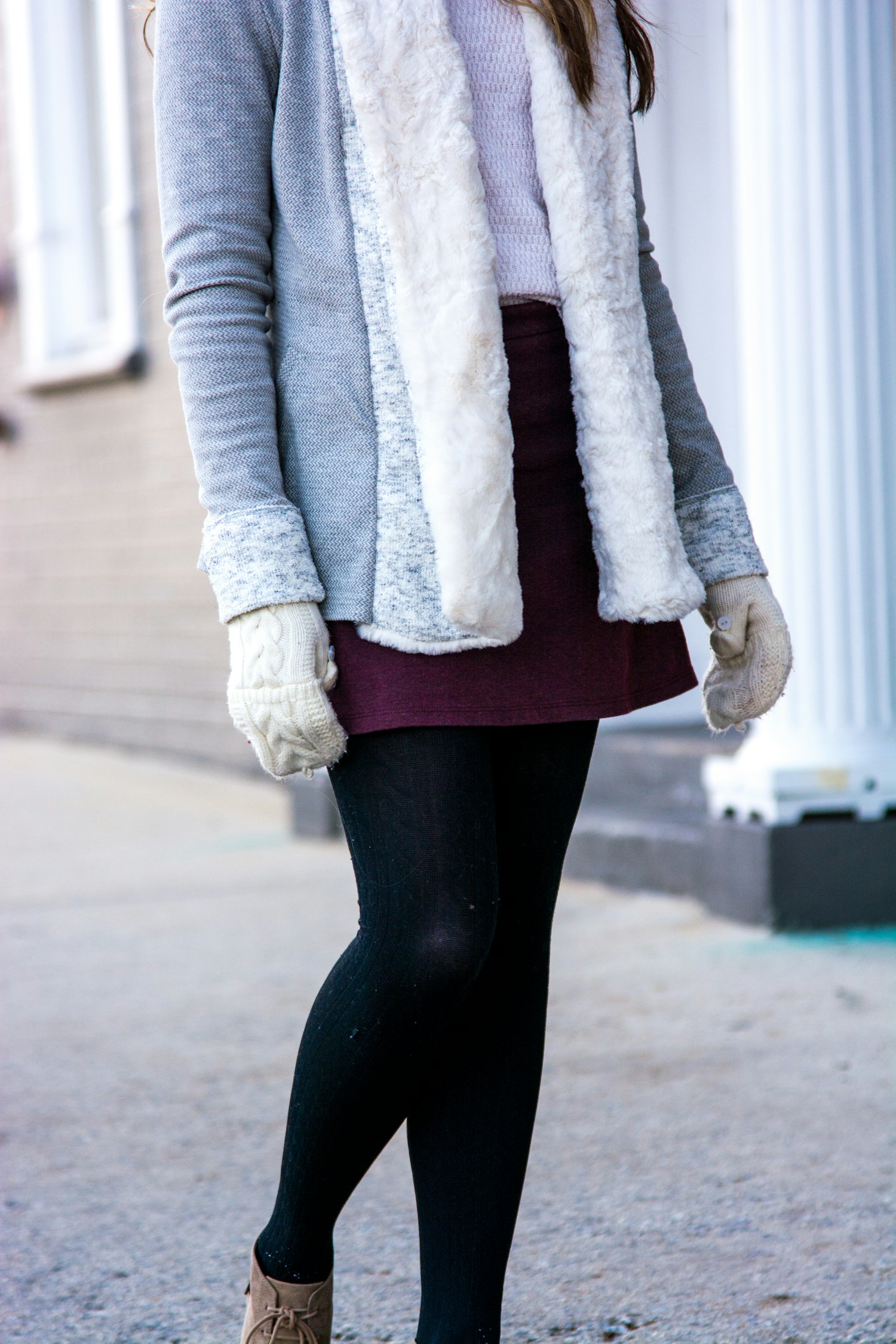 Woman in versatile work outfit