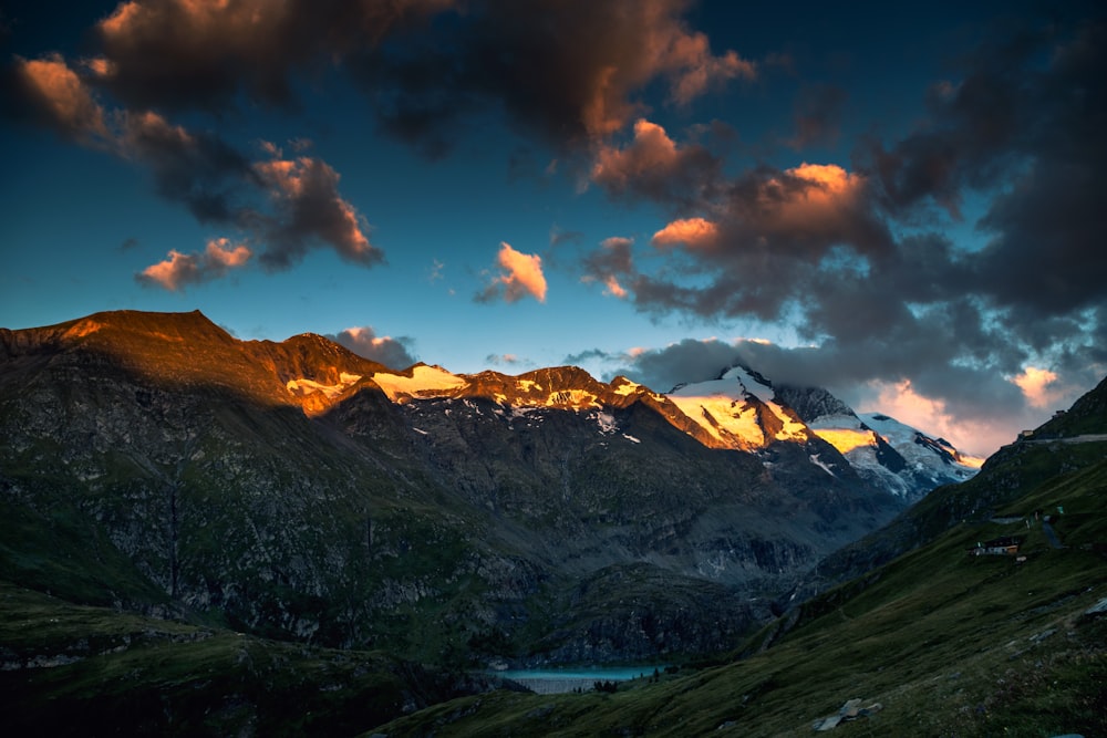 lake near mountains