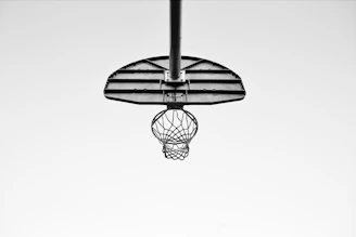 black metal basketball hoop