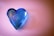 blue glass heart