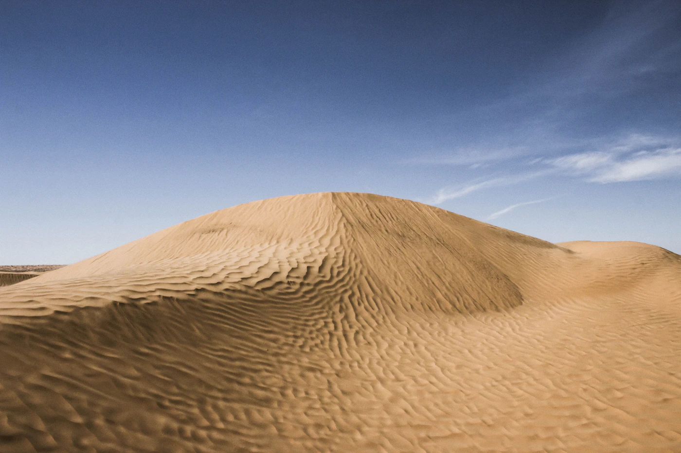Sahara dunes near Ksar Ghilane