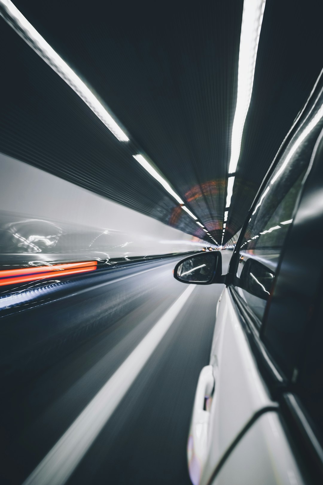 Long exposure traffic tunnel