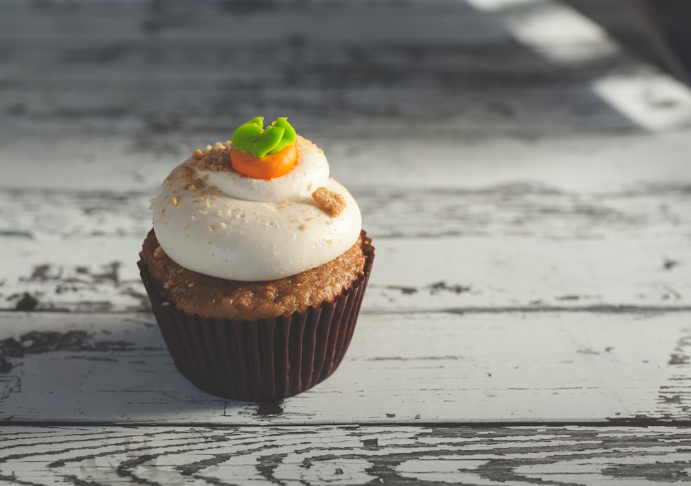 cupcake on table