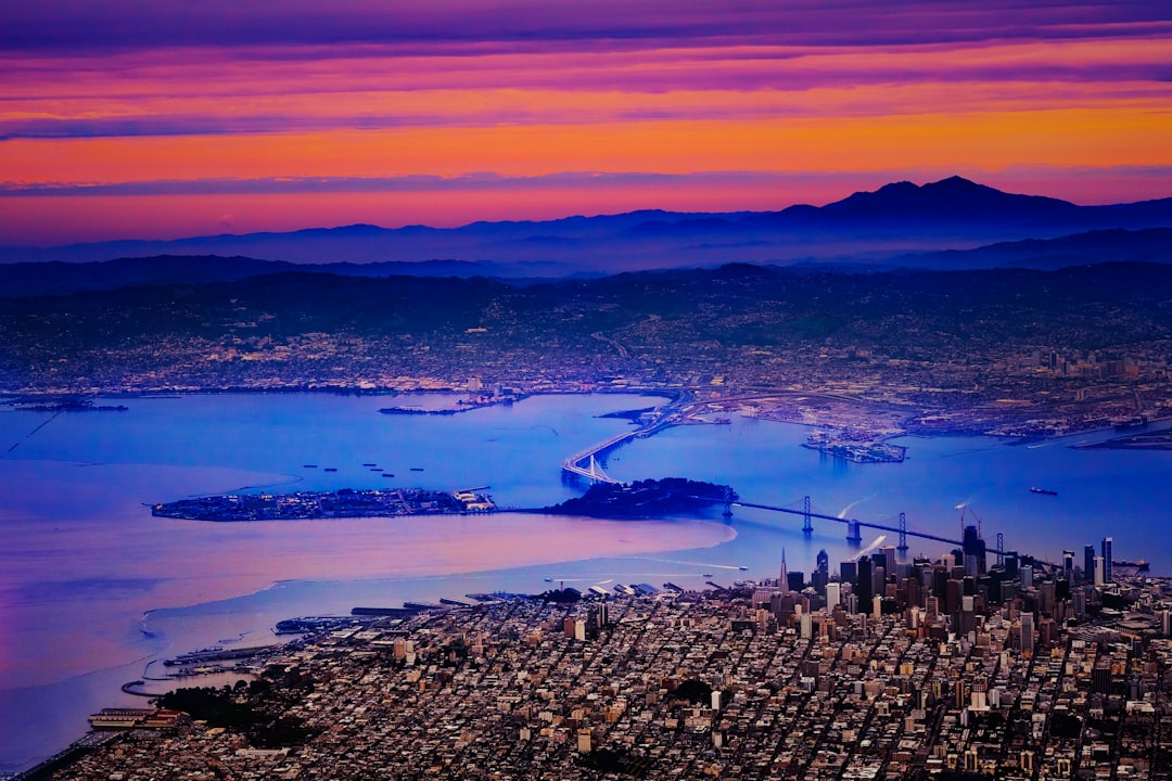 aerial photography of high rise building during golden hour