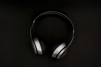 Close-up of a stylish wireless headphone with cushioned ear pads.