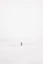 person walking on snowfield