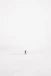 person walking on snowfield