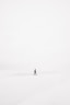 person walking on snowfield