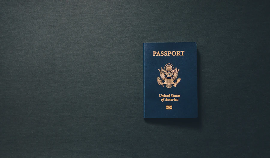 Passport document for visa and work permit support