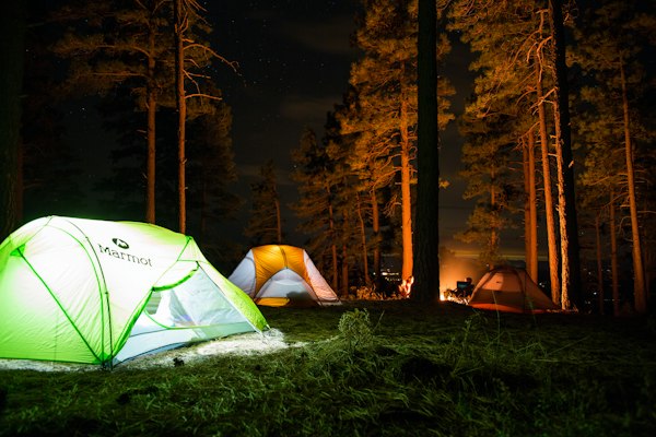 Bonfire night while camping in Kasauli