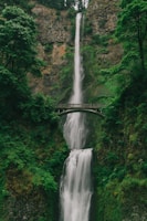 bridge over waterfalls