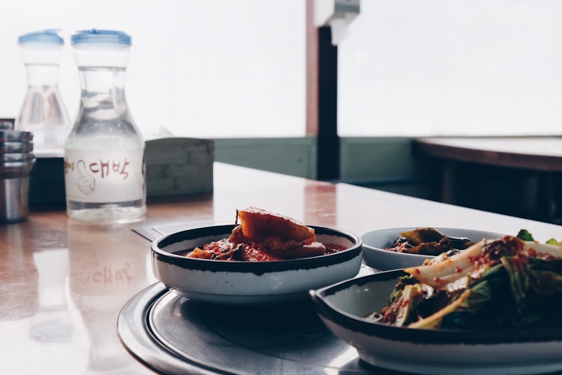 Kimchi dishes
