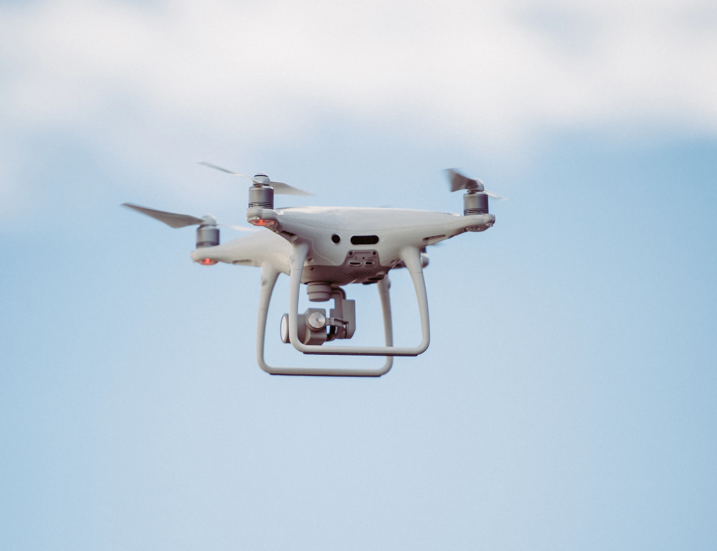 Autonomous drone in flight