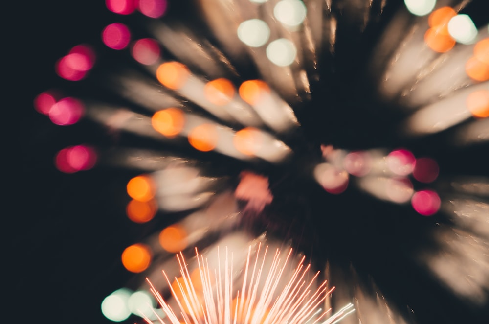 firework display during nighttime