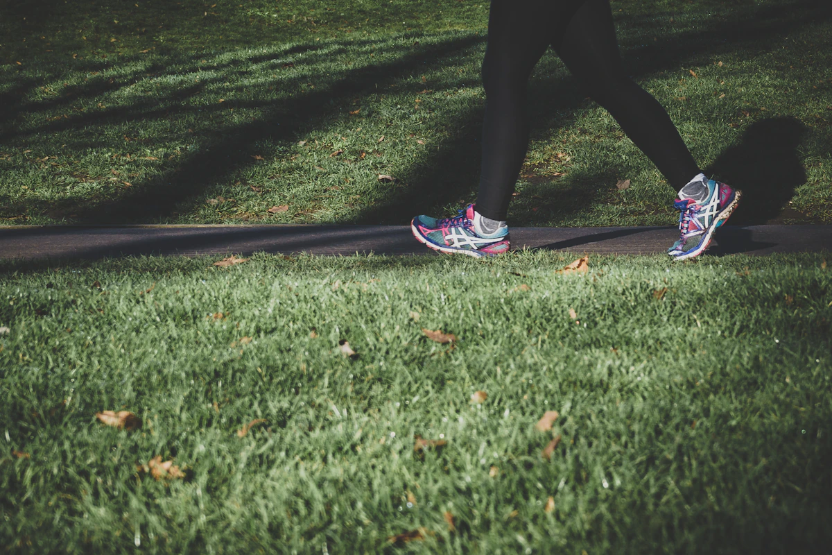 Walking meditation, step by step
