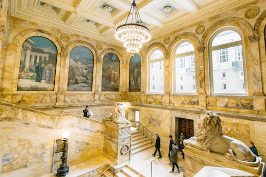 people standing inside building during daytime in Copley Square United States