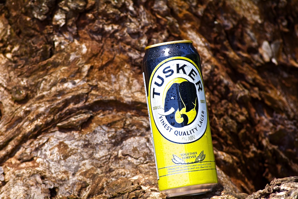 A can of Tusker beer.
