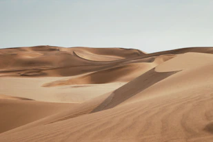 desert under clear blue sky during daytime