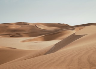 desert under clear blue sky during daytime