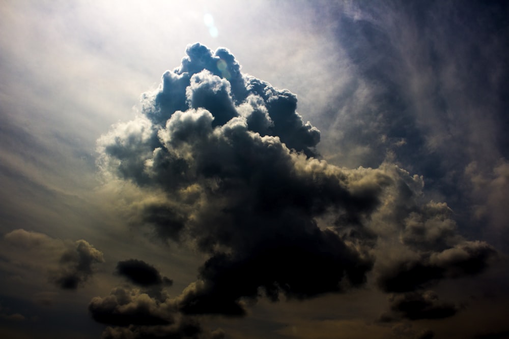 photo of blue clouds