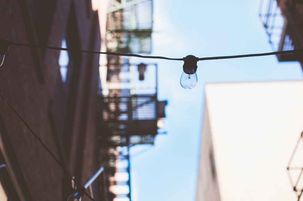 selective focus photo of CFL bulb