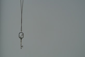 An elegant chain of vintage keys representing legacy and continuity.