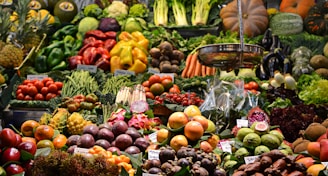 assorted fruits at the market