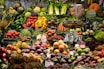 fruits assortis au marché