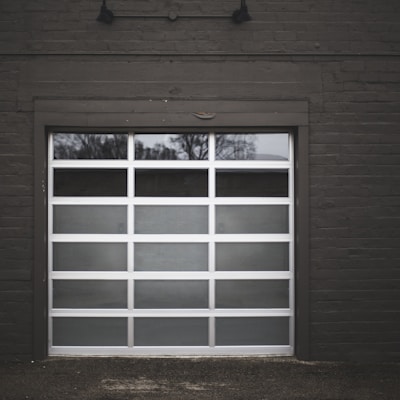 white metal window frame