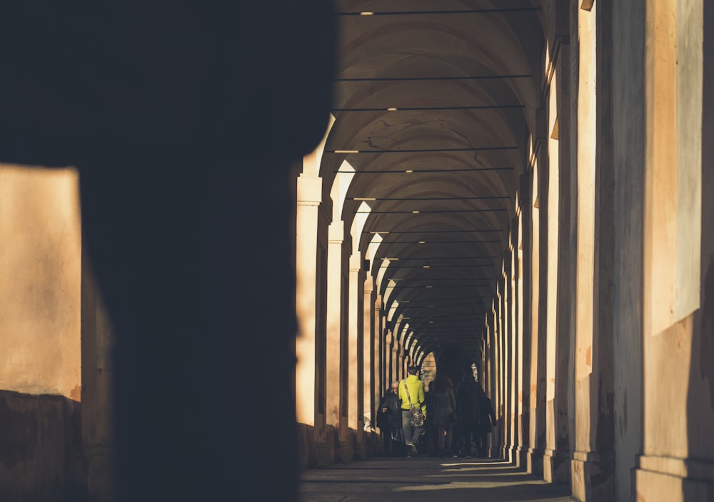 closeup photo of hallway