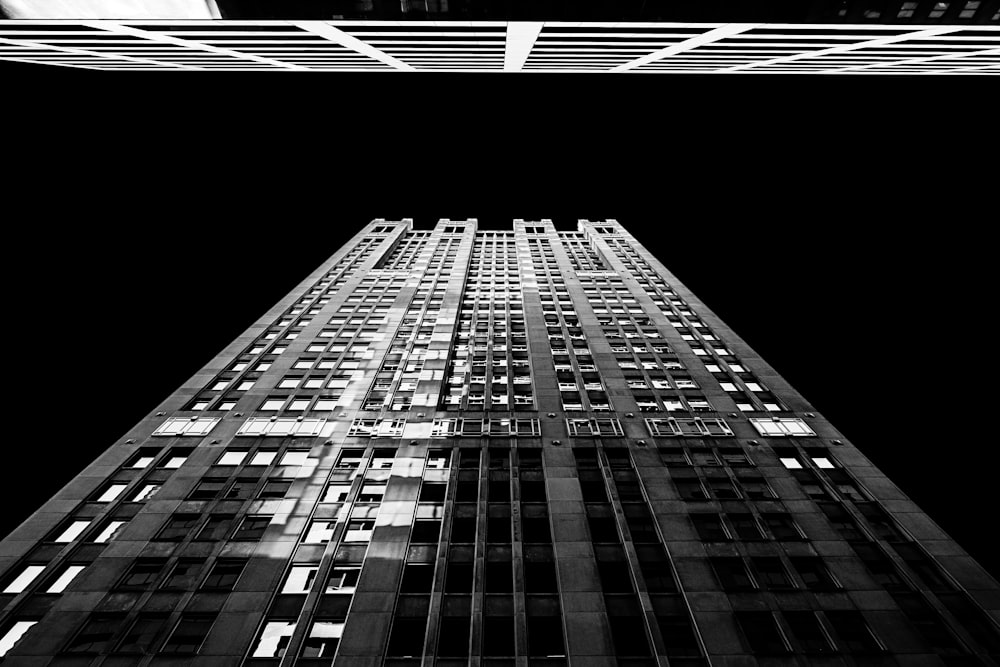 Vue de l’œil du ver photographie du bâtiment