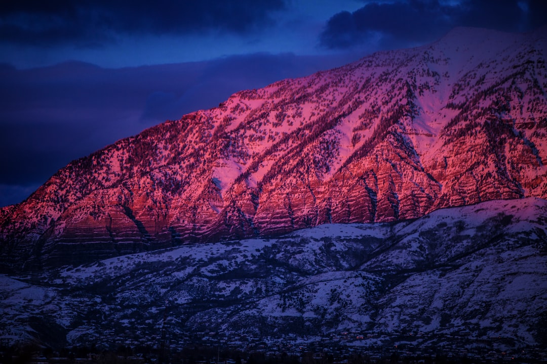 photo of Provo Mountain range near Provo Canyon