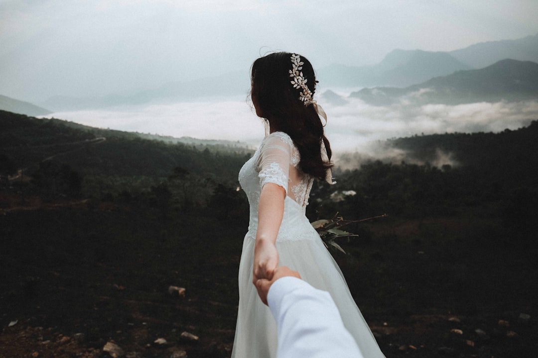 Couple holding hands