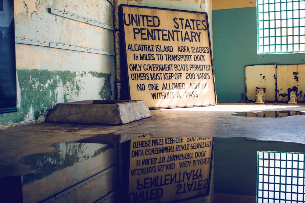 United States Penitentiary near window