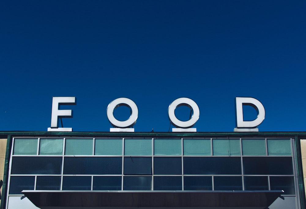 photo of white Food signage