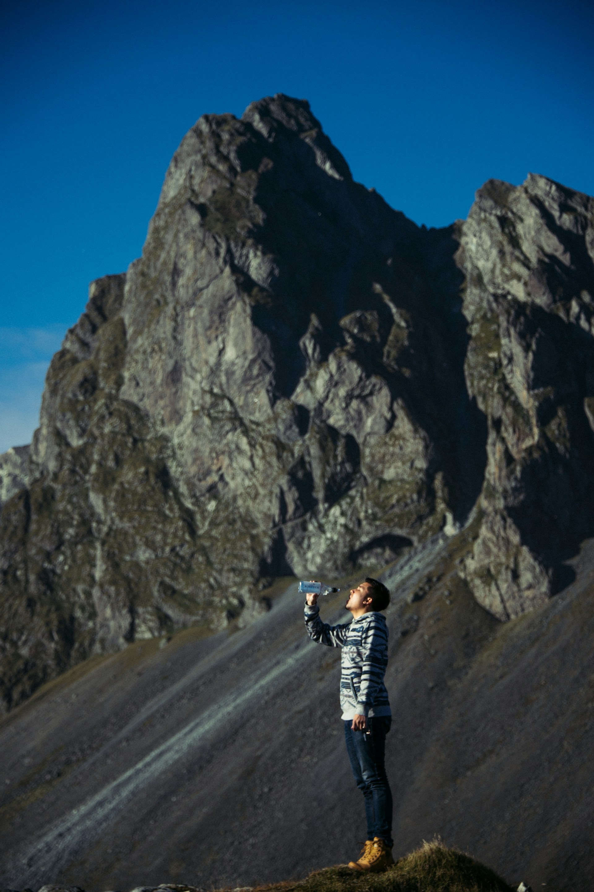 woman holding dried flower