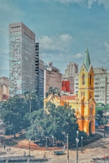 landscape photo of brown cathedral