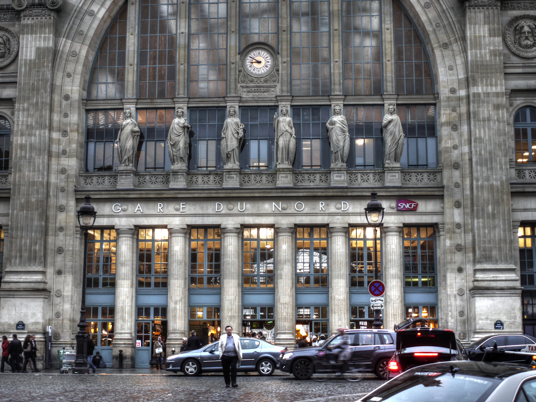 Illustrative travel photograph for this guide: Gare du Nord Paris exterior