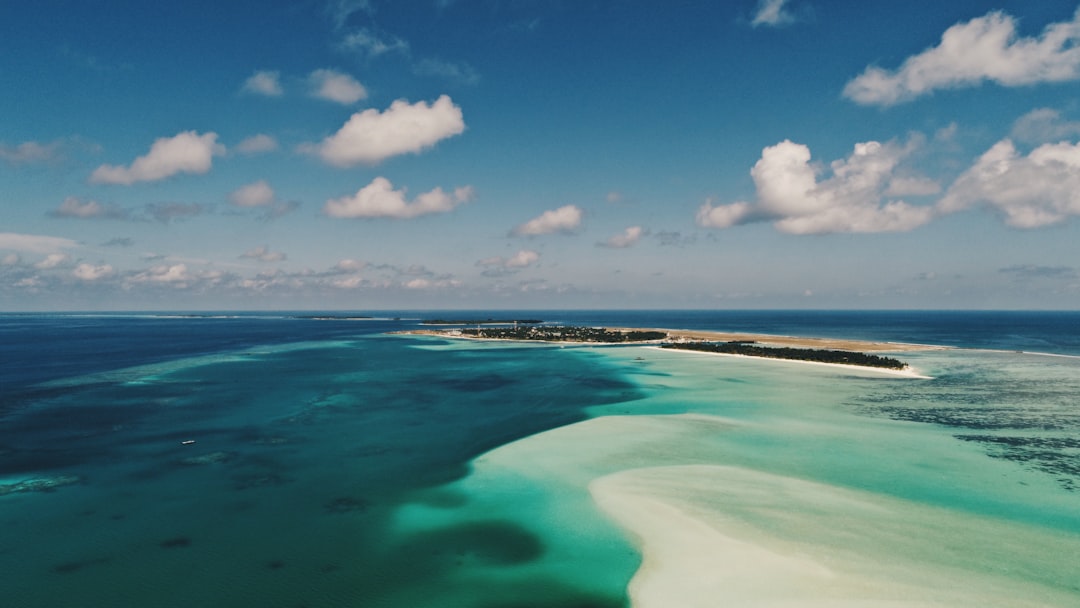 green island surrounding body pf water, Location scouting.