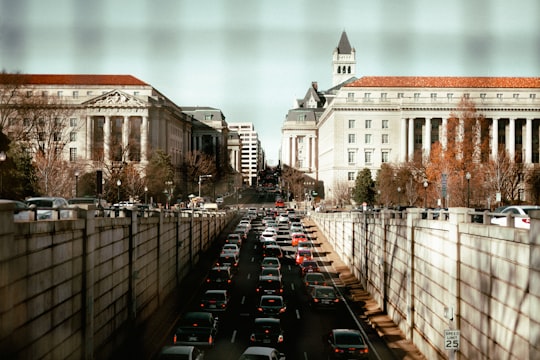 cars beside buildings in Washington United States