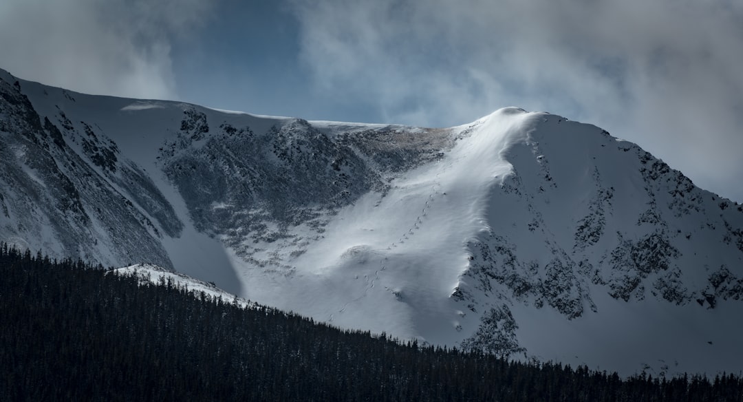 photo of mountain covered with snow